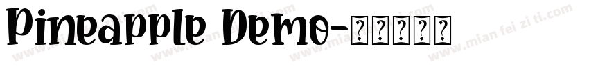 Pineapple Demo字体转换